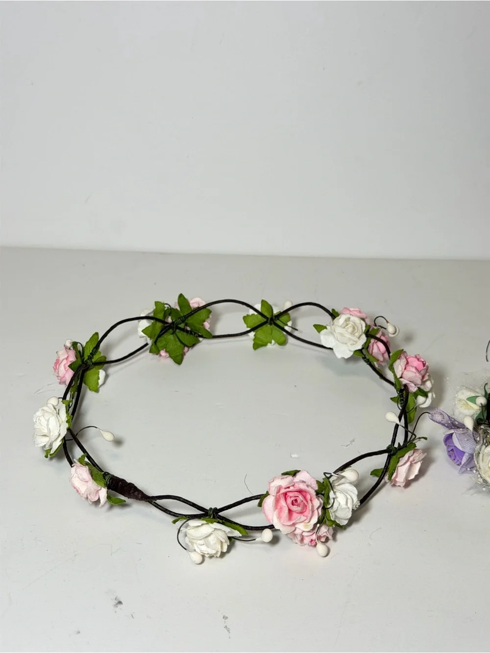Kids Floral Hair Accessory Bundle - Flower Crowns, Headbands & Hair Pins
